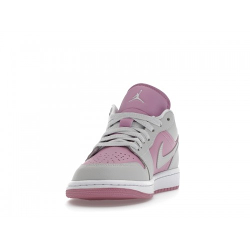 Кроссы Jordan 1 Low Orchid Neutral Grey (W) - женская сетка размеров