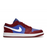 Женские Jordan 1 Low Pomegranate Medium Blue (W)