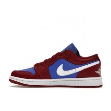 Женские Jordan 1 Low Pomegranate Medium Blue (W)