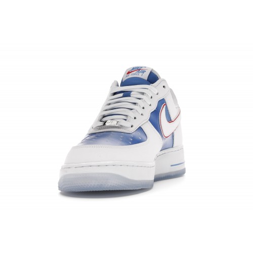 Кроссы Nike Air Force 1 Low Pacific Blue - мужская сетка размеров