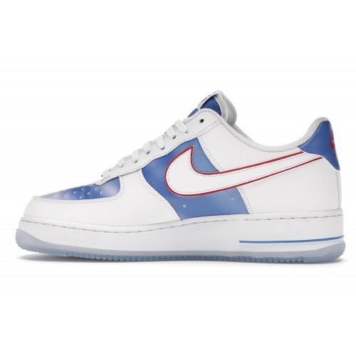 Кроссы Nike Air Force 1 Low Pacific Blue - мужская сетка размеров