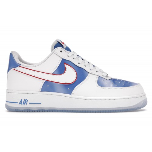 Кроссы Nike Air Force 1 Low Pacific Blue - мужская сетка размеров