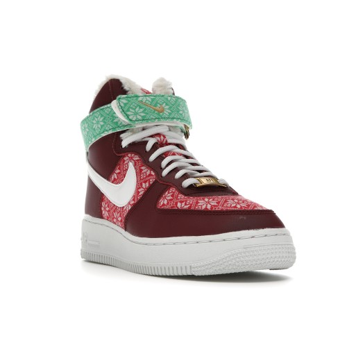Кроссы Nike Air Force 1 High Nordic Christmas (2020) - мужская сетка размеров