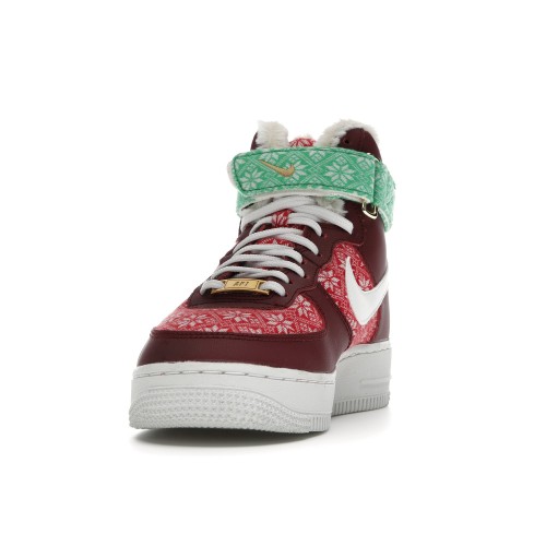 Кроссы Nike Air Force 1 High Nordic Christmas (2020) - мужская сетка размеров
