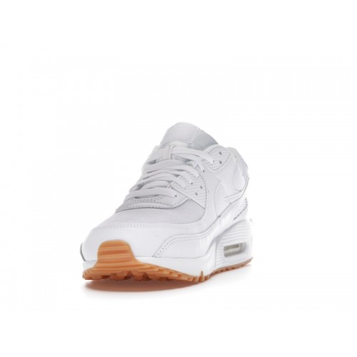 Кроссы Nike Air Max 90 White Gum - мужская сетка размеров