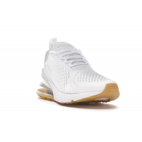 Кроссы Nike Air Max 270 White Gum - мужская сетка размеров