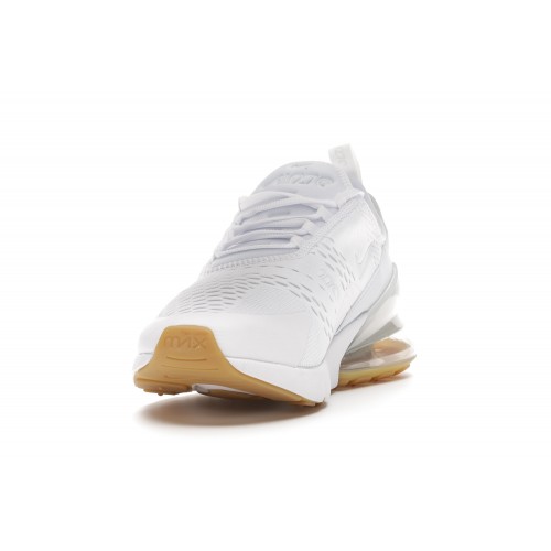 Кроссы Nike Air Max 270 White Gum - мужская сетка размеров