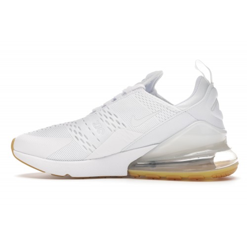 Кроссы Nike Air Max 270 White Gum - мужская сетка размеров