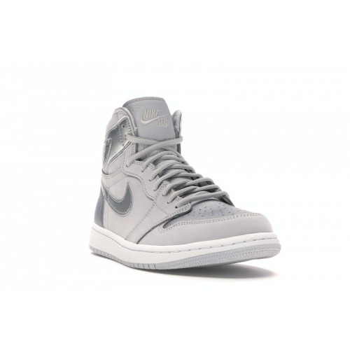 Кроссы Jordan 1 Retro High CO.JP Neutral Grey (2020) - мужская сетка размеров