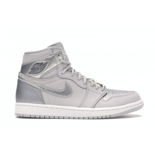 Кроссы Jordan 1 Retro High CO.JP Neutral Grey (2020) - мужская сетка размеров