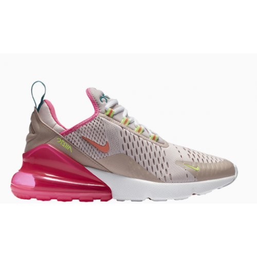 Кроссы Nike Air Max 270 Barely Rose Stone Mauve (W) - женская сетка размеров