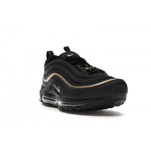 Кроссы Nike Air Max 97 CM Black Metallic Gold - мужская сетка размеров