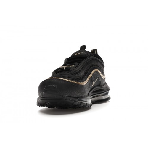 Кроссы Nike Air Max 97 CM Black Metallic Gold - мужская сетка размеров