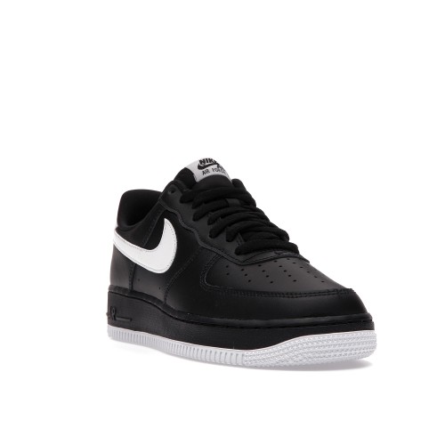 Кроссы Nike Air Force 1 Low 07 Black White - мужская сетка размеров