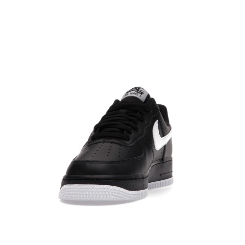 Кроссы Nike Air Force 1 Low 07 Black White - мужская сетка размеров