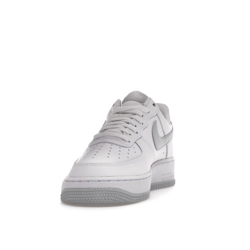 Кроссы Nike Air Force 1 Low 07 Pure Platinum (2021) - мужская сетка размеров