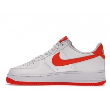Кроссовки Nike Air Force 1 Low White Orange (2021)
