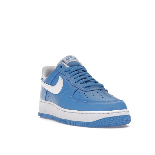 Кроссы Nike Air Force 1 Low 07 University Blue White - мужская сетка размеров
