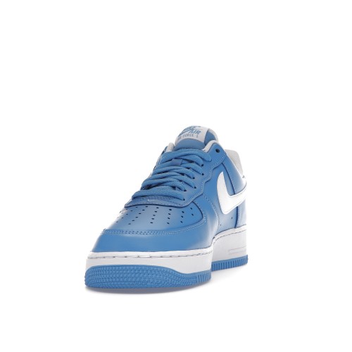Кроссы Nike Air Force 1 Low 07 University Blue White - мужская сетка размеров