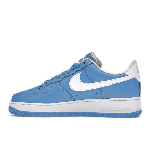Кроссы Nike Air Force 1 Low 07 University Blue White - мужская сетка размеров