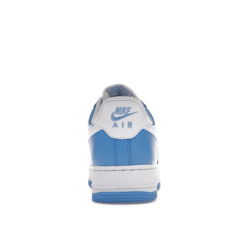 Кроссы Nike Air Force 1 Low 07 University Blue White - мужская сетка размеров