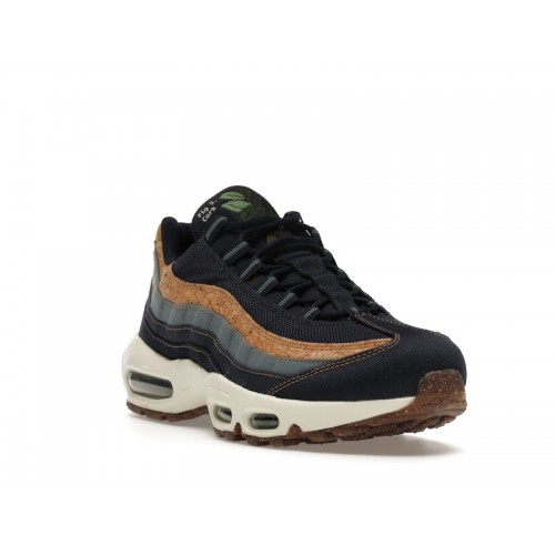 Кроссы Nike Air Max 95 Cork Navy - мужская сетка размеров