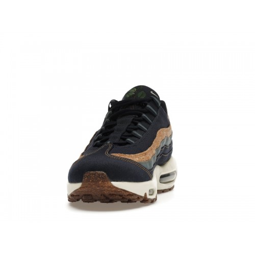 Кроссы Nike Air Max 95 Cork Navy - мужская сетка размеров