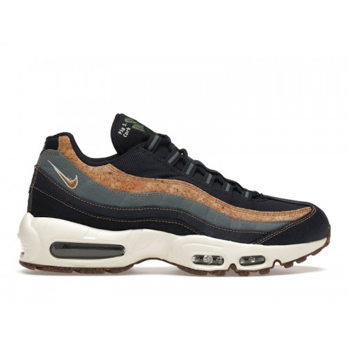 Кроссы Nike Air Max 95 Cork Navy - мужская сетка размеров