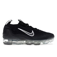 Женские кроссовки Nike Air VaporMax 2021 FK Black Metallic Silver (W)