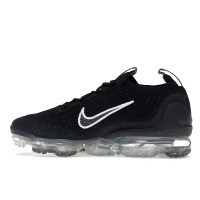 Женские Nike Air VaporMax 2021 FK Black Metallic Silver (W)