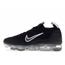 Женские Nike Air VaporMax 2021 FK Black Metallic Silver (W)