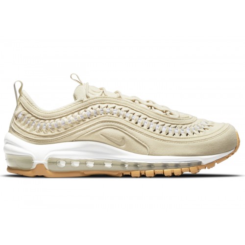 Кроссы Nike Air Max 97 LX Woven Fossil (W) - женская сетка размеров