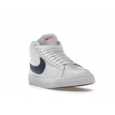 Мужские кроссовки Nike SB Blazer Mid ISO White Navy