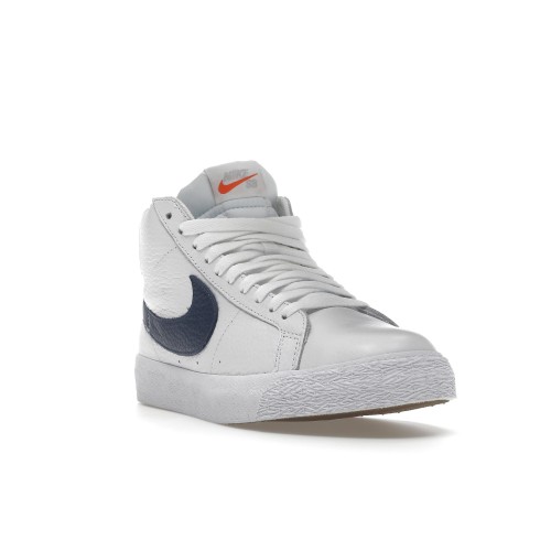 Мужские кроссовки Nike SB Blazer Mid ISO White Navy