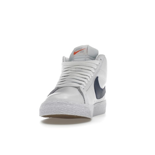 Мужские кроссовки Nike SB Blazer Mid ISO White Navy