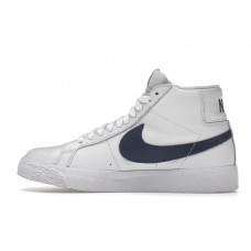 Мужские кроссовки Nike SB Blazer Mid ISO White Navy