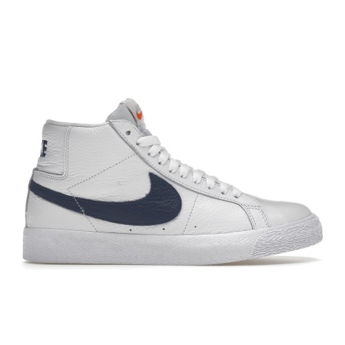 Мужские кроссовки Nike SB Blazer Mid ISO White Navy