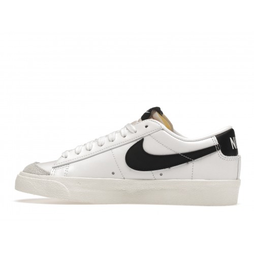 Кроссы Nike Blazer Low 77 White Black (W) - женская сетка размеров