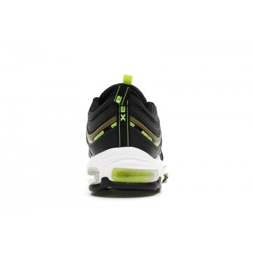 Кроссы Nike Air Max 97 Undefeated Black Volt - мужская сетка размеров