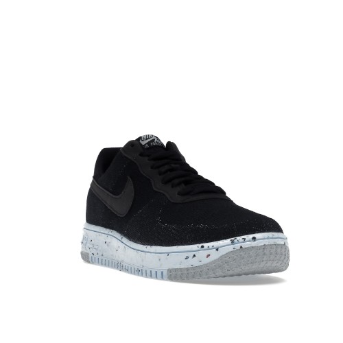 Кроссы Nike Air Force 1 Low Crater Flyknit Black Chambray Blue - мужская сетка размеров