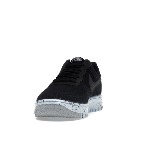 Кроссы Nike Air Force 1 Low Crater Flyknit Black Chambray Blue - мужская сетка размеров