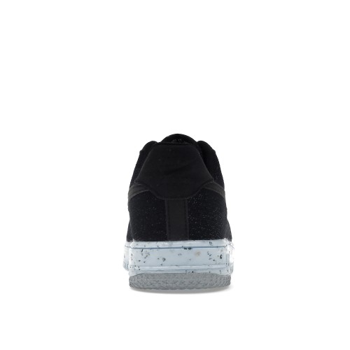 Кроссы Nike Air Force 1 Low Crater Flyknit Black Chambray Blue - мужская сетка размеров