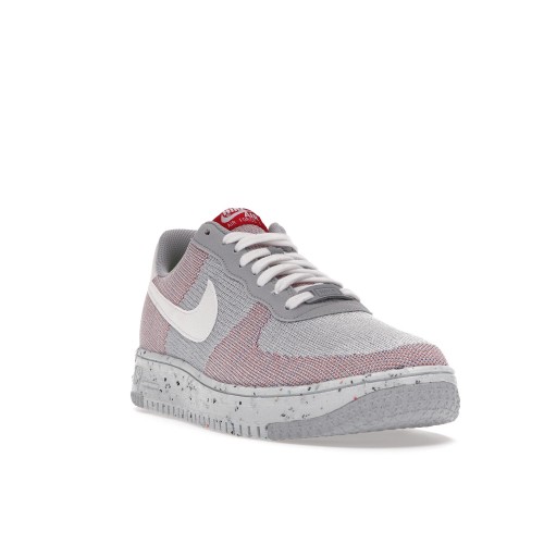 Кроссы Nike Air Force 1 Low Crater Flyknit Wolf Grey - мужская сетка размеров