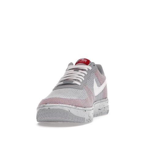 Кроссы Nike Air Force 1 Low Crater Flyknit Wolf Grey - мужская сетка размеров