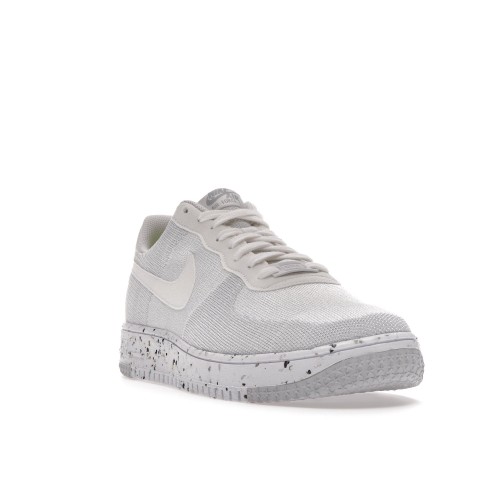 Кроссы Nike Air Force 1 Low Crater Flyknit White - мужская сетка размеров
