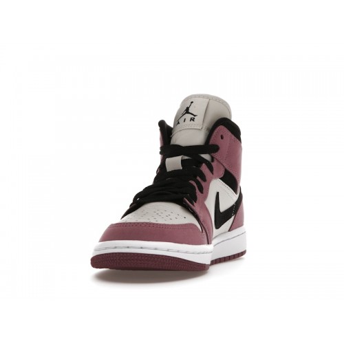 Кроссы Jordan 1 Mid SE Light Mulberry (W) - женская сетка размеров