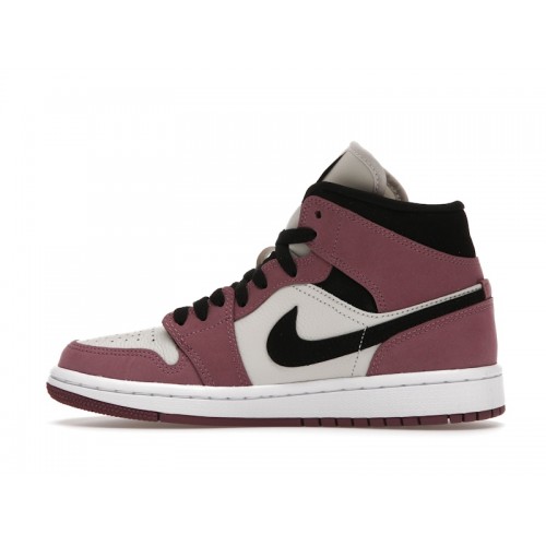 Кроссы Jordan 1 Mid SE Light Mulberry (W) - женская сетка размеров