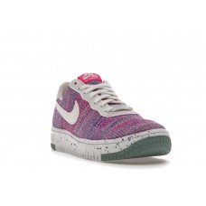 Женские кроссовки Nike Air Force 1 Low Crater Flyknit Fuchsia Glow (W)