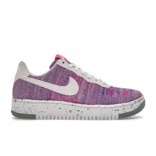 Женские кроссовки Nike Air Force 1 Low Crater Flyknit Fuchsia Glow (W)