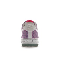 Женские кроссовки Nike Air Force 1 Low Crater Flyknit Fuchsia Glow (W)